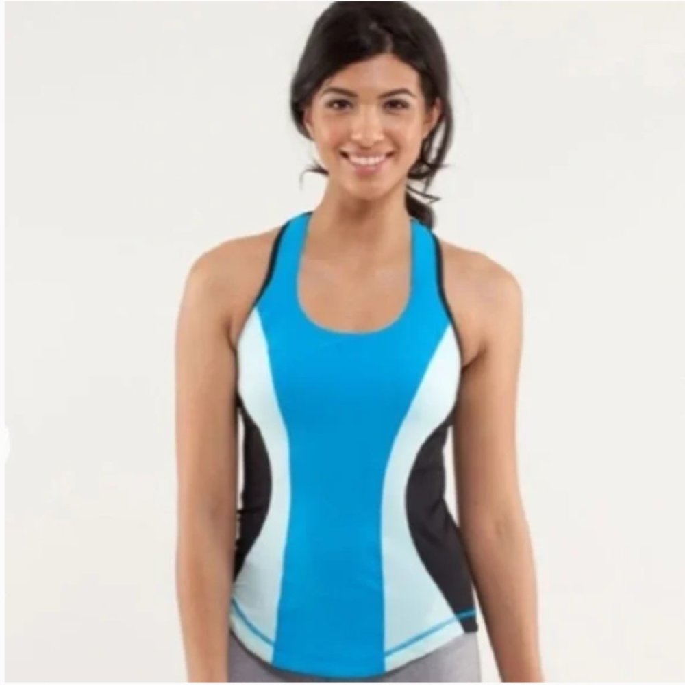Lululemon Racerback Surf Bonded Beach Blank Tank